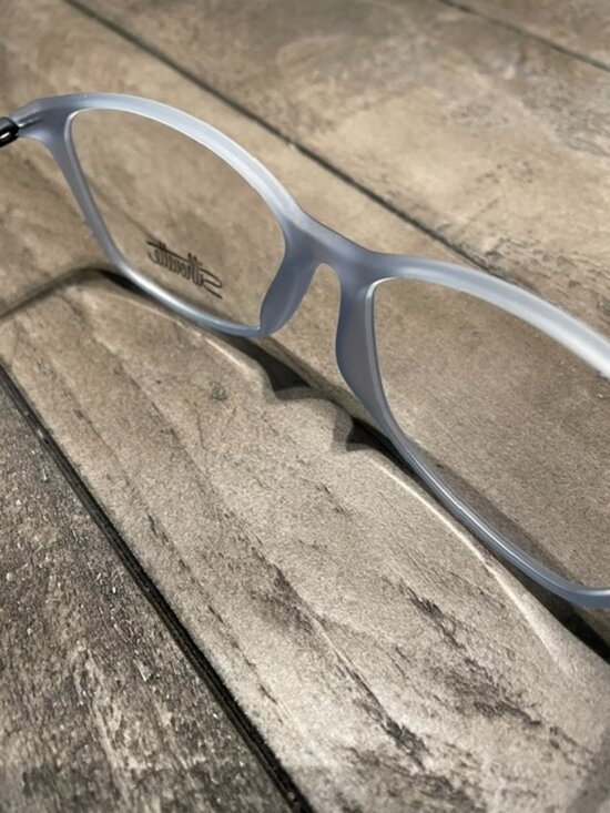 Silouette 1563 106109 SPX Illusion Full Rim Eyeglass Frame Matte Blue 53-14-130 main image 5